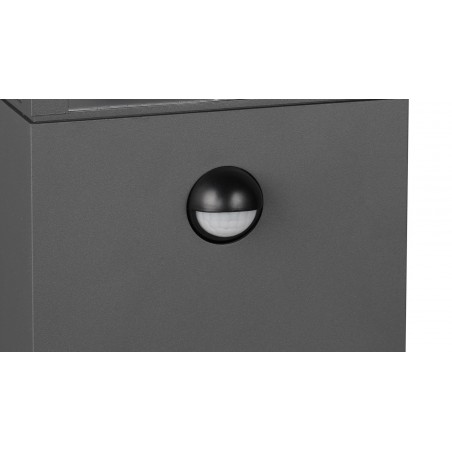 Trio Lampa zewnętrzna stojąca GARONNE - CZUJNIK RUCHU 401869142 antracyt