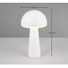 RL Lampa zewnętrzna przenośna FUNGO R57716131 biały
