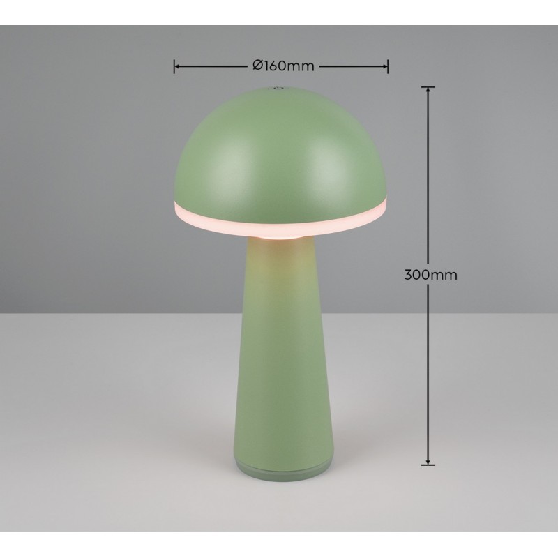 RL Lampa zewnętrzna przenośna FUNGO R57716149 zielony