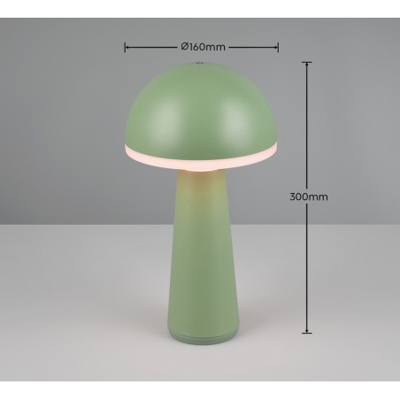 RL Lampa zewnętrzna przenośna FUNGO R57716149 zielony
