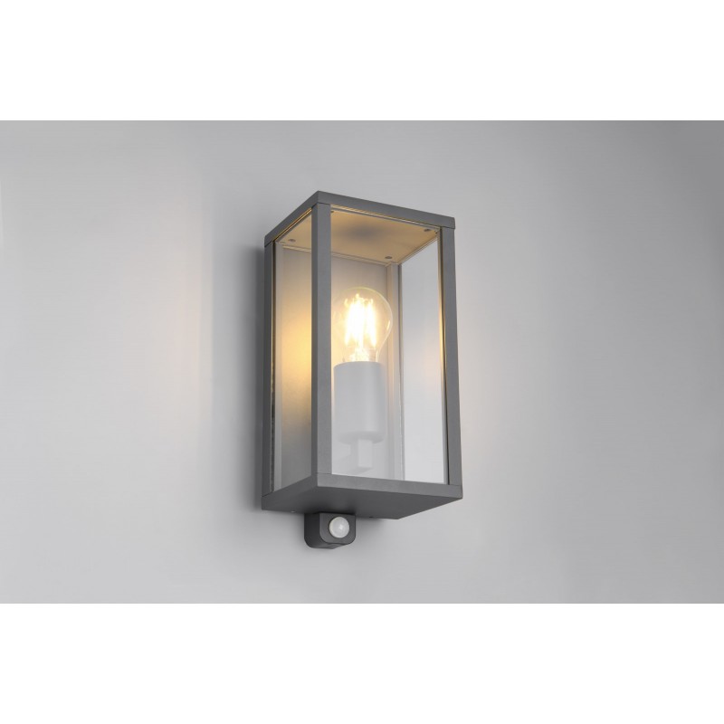 Trio Lampa zewnętrzna ścienna GARONNE - CZUJNIK RUCHU 201869142 antracyt