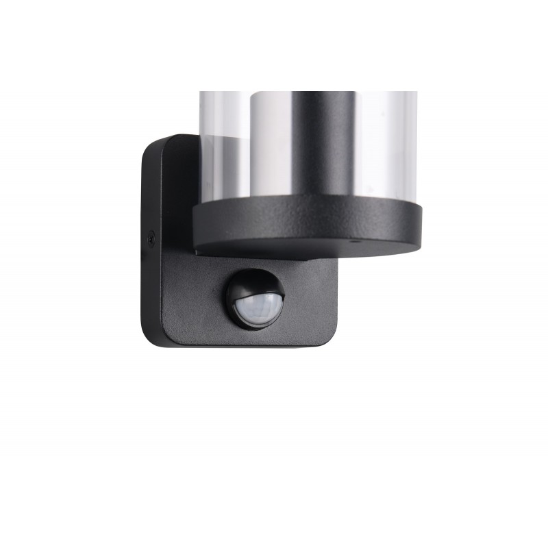 RL Lampa zewnętrzna ścienna BONITO - CZUJNIK RUCHU R21599132 czarny