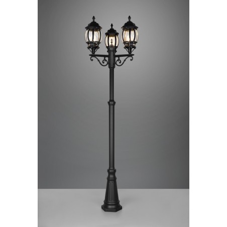 Trio Lampa zewnętrzna stojąca ELVO 406960332 czarny