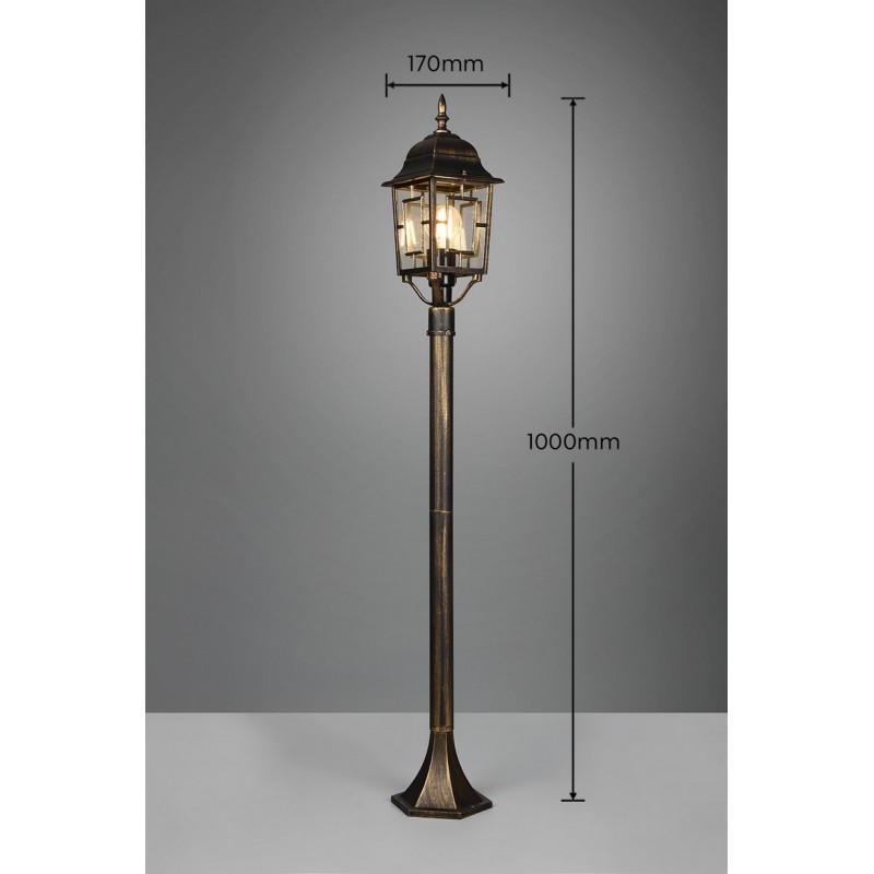 Trio Lampa zewnętrzna stojąca VOLTURNO 405960128 rdzawy