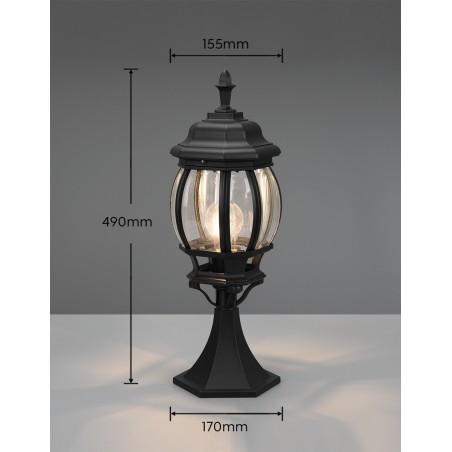 Trio Lampa zewnętrzna stojąca ELVO 506960132 czarny