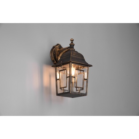 Trio Lampa zewnętrzna ścienna VOLTURNO 205967128 rdzawy