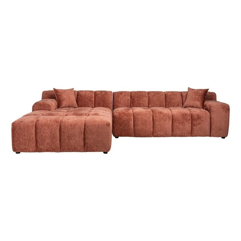RICHMOND sofa CUBE L bordowa