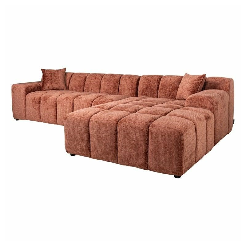 RICHMOND sofa CUBE R bordowa