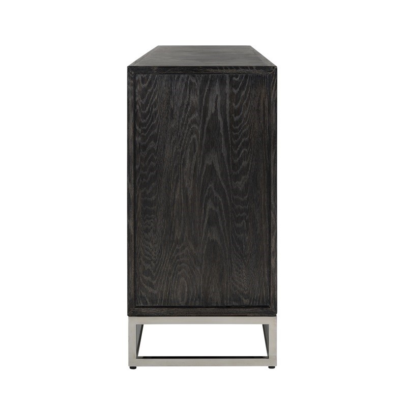 RICHMOND komoda BLACKBONE SILVER - 4 drzwiowa