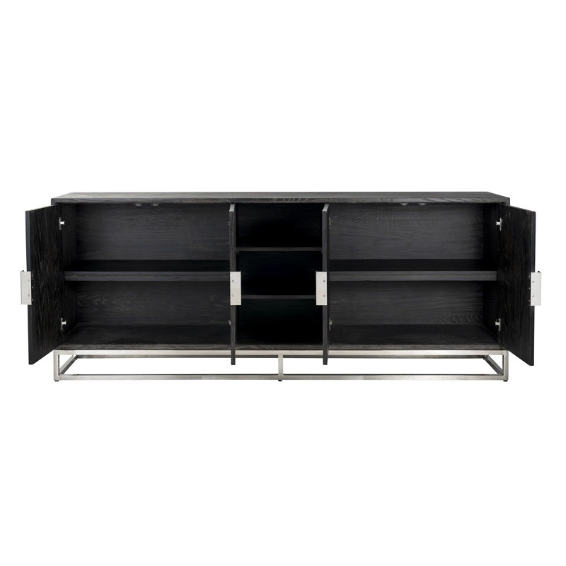 RICHMOND komoda BLACKBONE SILVER - 4 drzwiowa