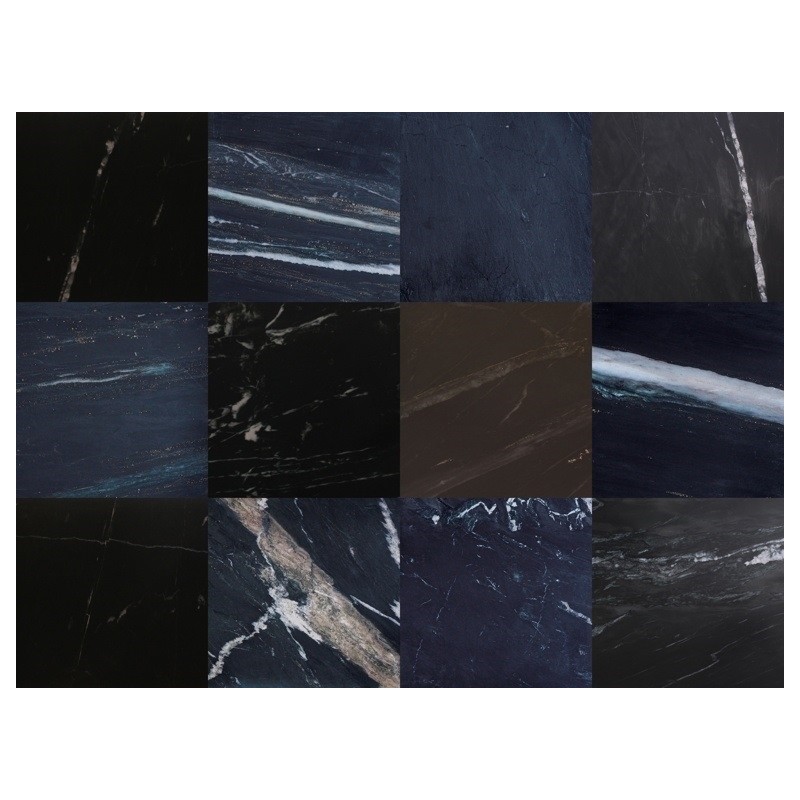 RICHMOND stół jadalniany IRONVILLE 140 - marmur, metal, MDF, sklejka brzozowa