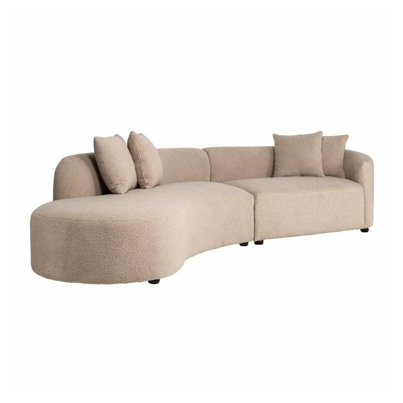 RICHMOND sofa GRAYSON L beżowa - długa wersja