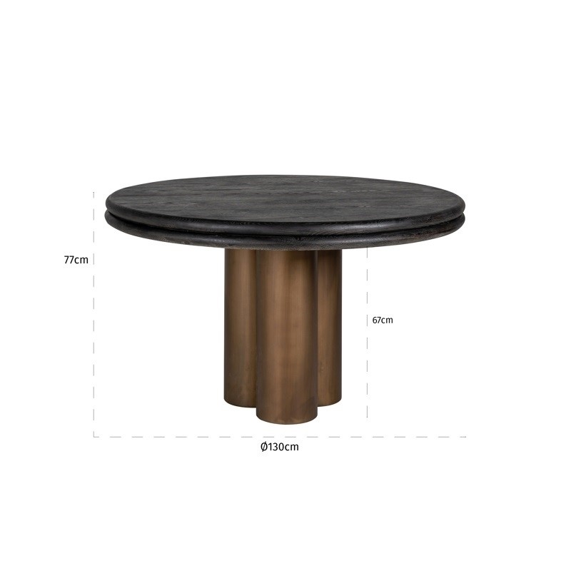 RICHMOND stół jadalniany MACARON 130