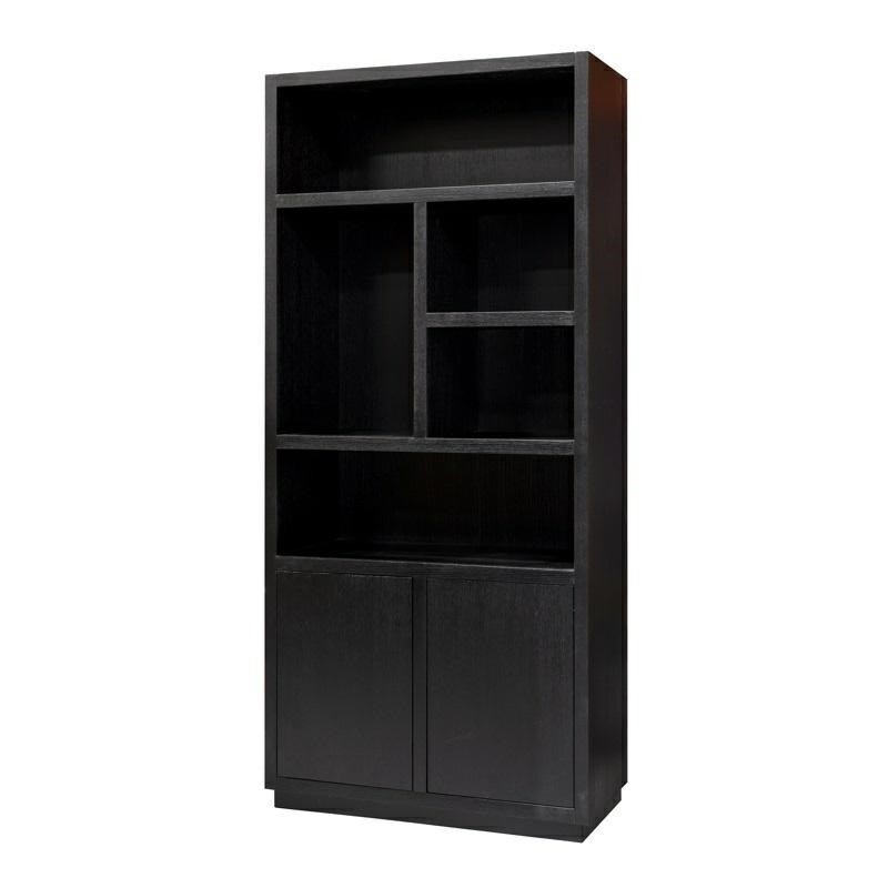 RICHMOND regał na książki OAKURA 1 czarny