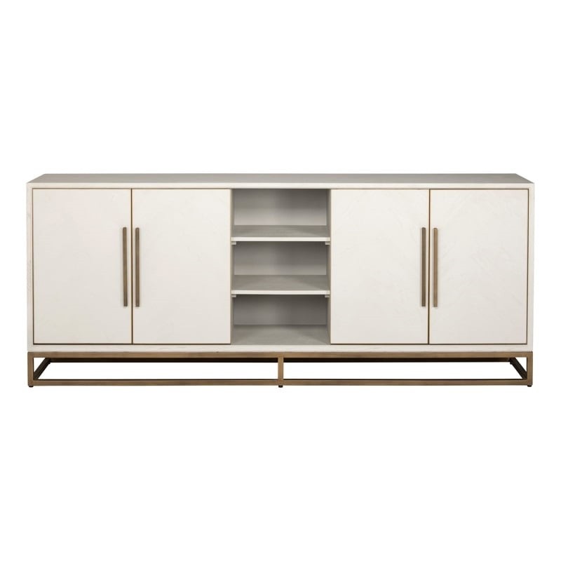 RICHMOND komoda WHITEBONE BRASS