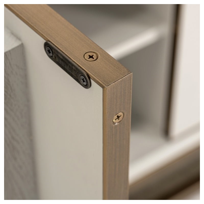 RICHMOND komoda WHITEBONE BRASS