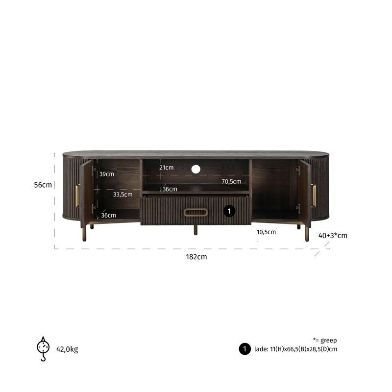 RICHMOND szafka RTV LUXOR