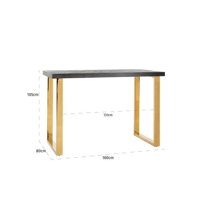 RICHMOND stół barowy BLACKBONE GOLD