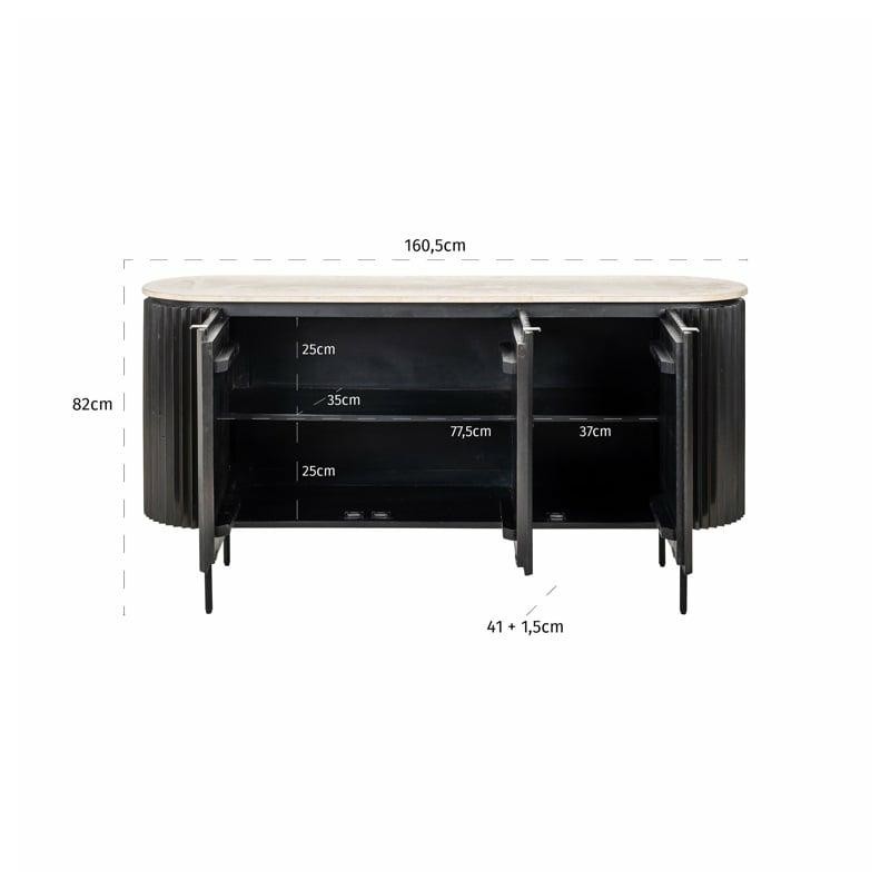 RICHMOND komoda HAMPTON 3 drzwiowa