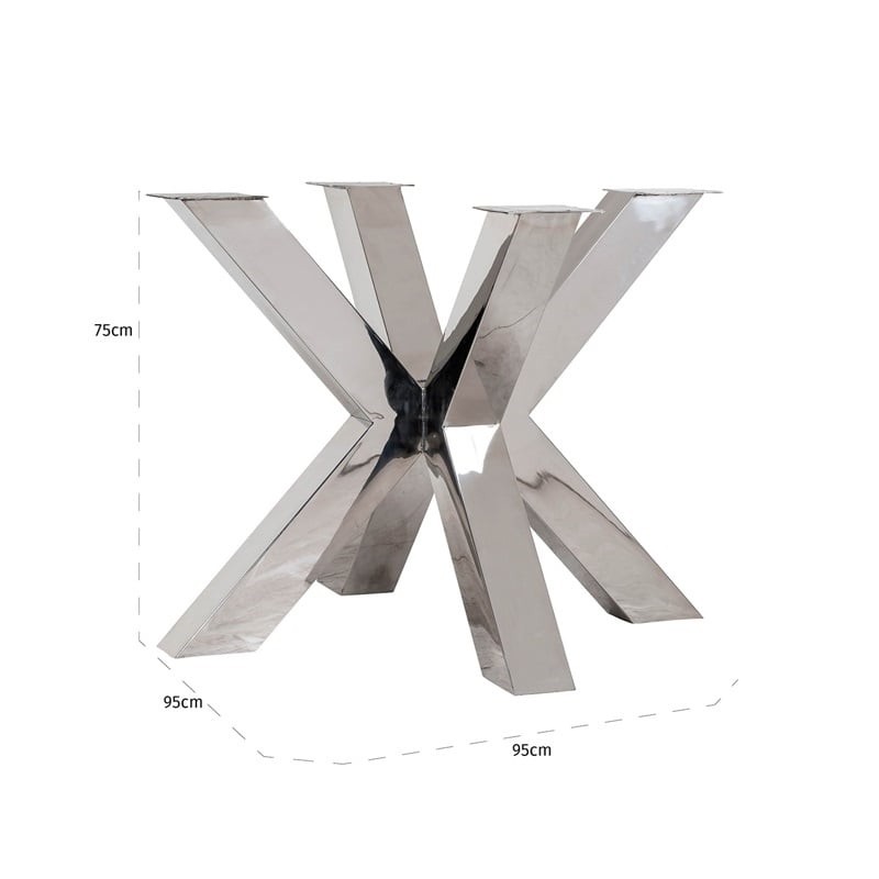 RICHMOND podstawa do stołu WATSON srebrna