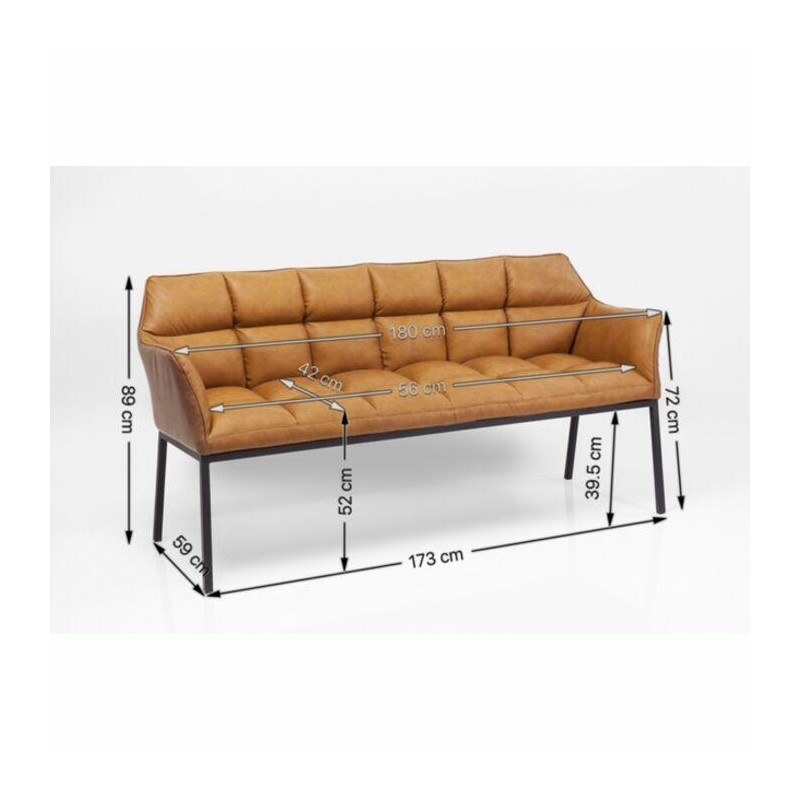 KARE sofa THINKTANK brązowa