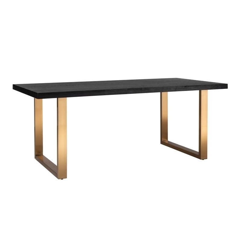 RICHMOND blat stołu jadalnianego OAKURA 200 czarny