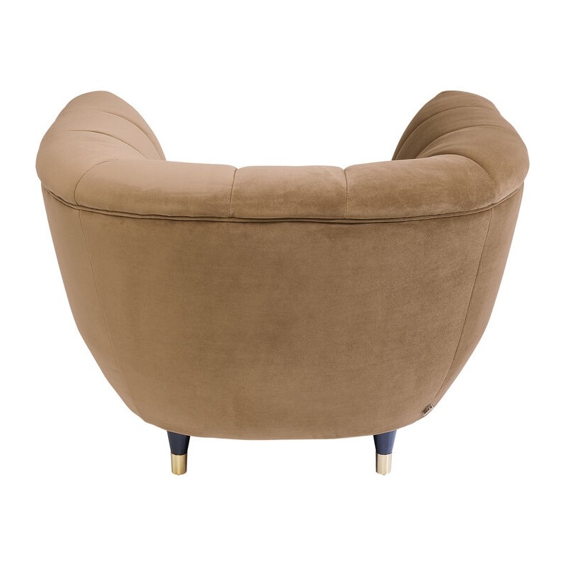 KARE fotel SPECTRA brązowy