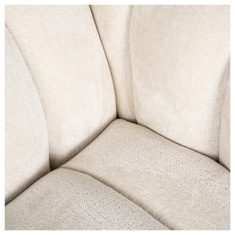 RICHMOND fotel BEAUDY biały - trudnopalny