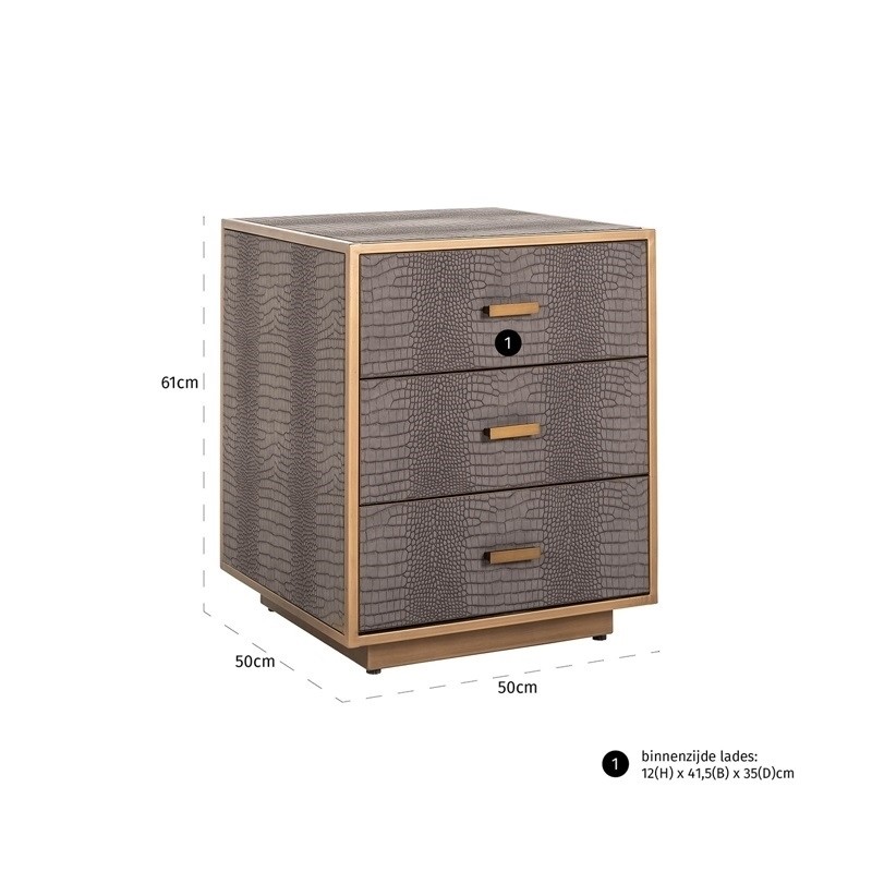 RICHMOND komoda CLASSIO - 3 szuflady