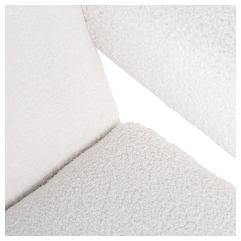 RICHMOND fotel CASEY biały - trudnopalny