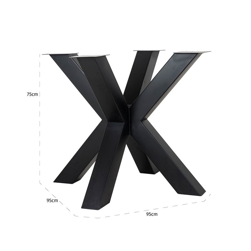 RICHMOND podstawa do stołu WATSON czarna