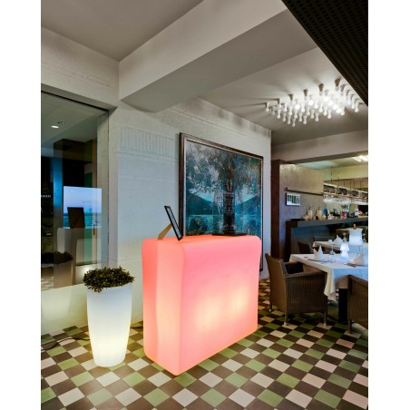 NEW GARDEN barek CRETA 120 SOLAR & BATTERY biały