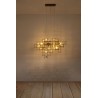 KARE lampa wisząca STONE MOBILE złota 100 x 61 cm