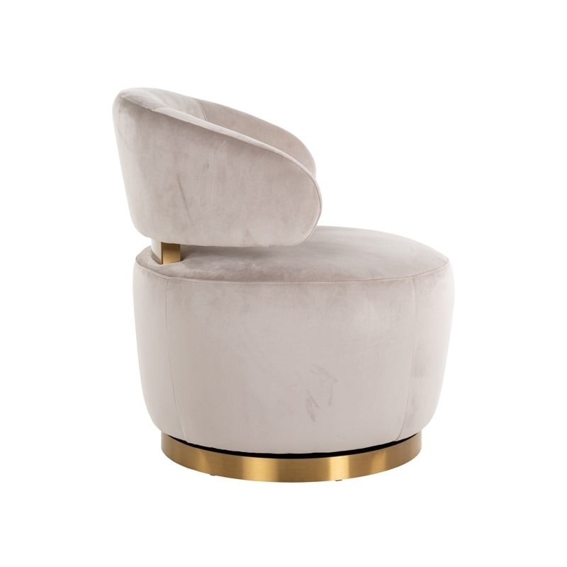 RICHMOND fotel obrotowy MAXIME beżowy