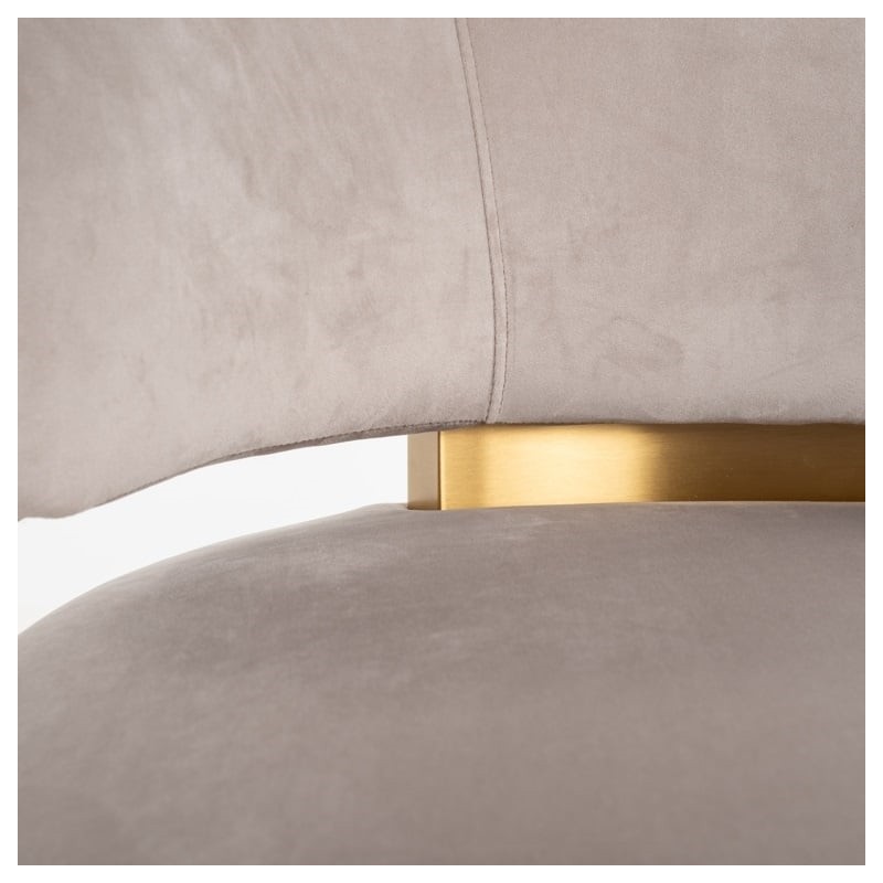 RICHMOND fotel obrotowy MAXIME beżowy