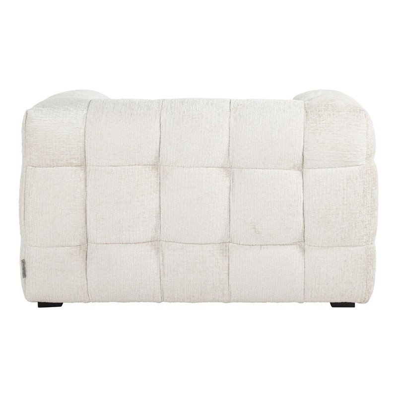 RICHMOND fotel MERROL biały - trudnopalny