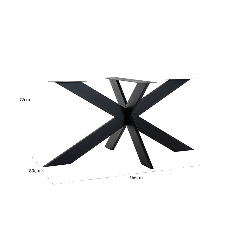 RICHMOND podstawa do stołu OAKURA czarna