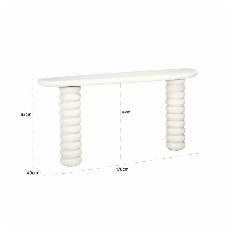 RICHMOND konsola BLOOMSTONE 2 biała