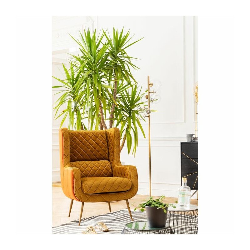 KARE fotel NONNA brązowy