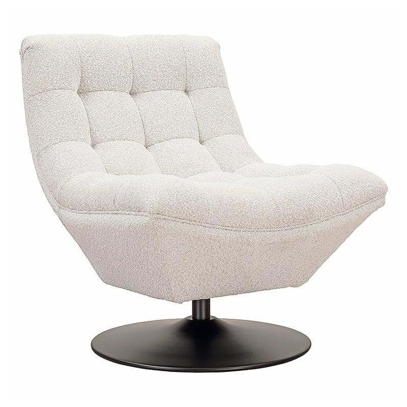 RICHMOND fotel obrotowy SYDNEY biały - trudnopalny