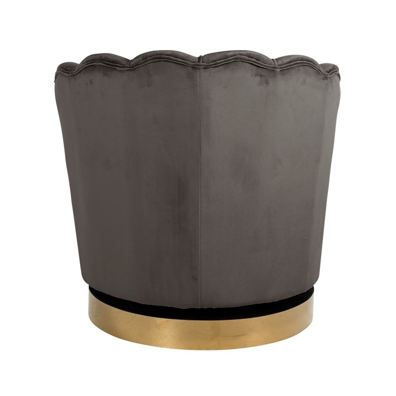 RICHMOND fotel obrotowy MILA STONE VELVET