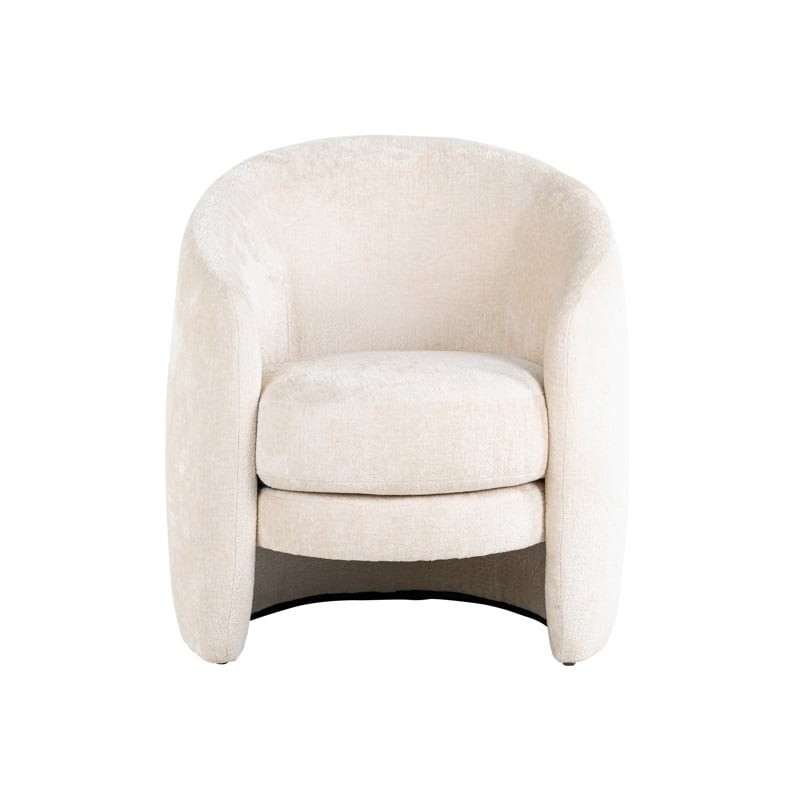 RICHMOND fotel FENNA biały - trudnopalny