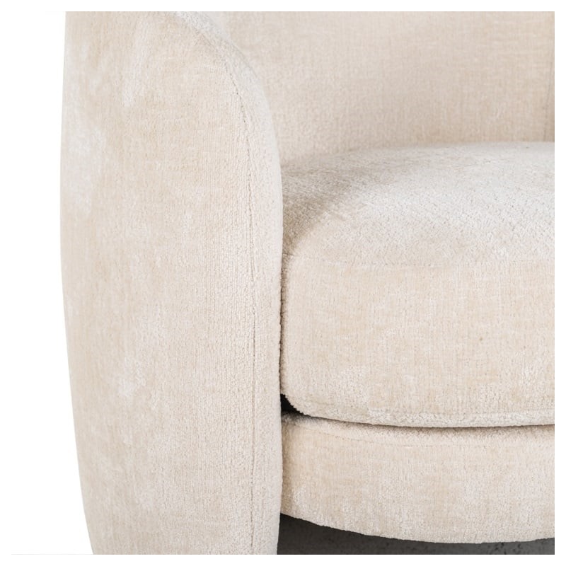 RICHMOND fotel FENNA biały - trudnopalny