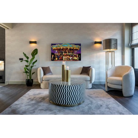 RICHMOND fotel FENNA biały - trudnopalny