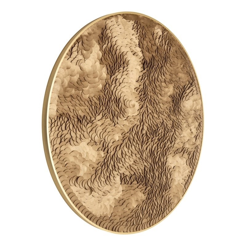 RICHMOND obraz VALENTINE 80x80cm złoty