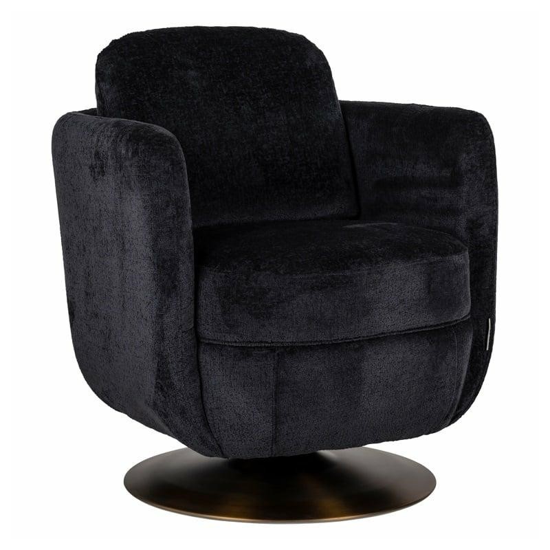 RICHMOND fotel obrotowy TURNER czarny