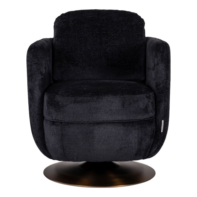 RICHMOND fotel obrotowy TURNER czarny