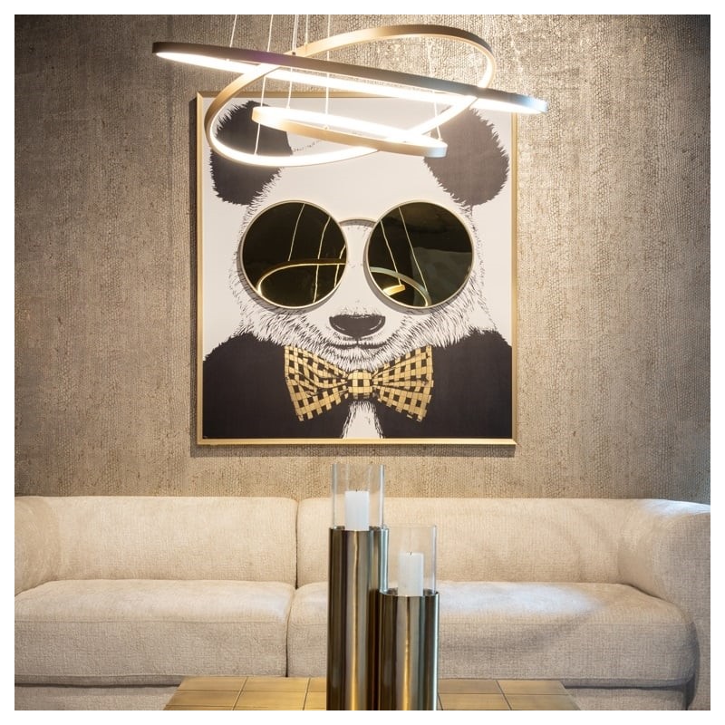 RICHMOND obraz SHINY PANDA 130x118cm