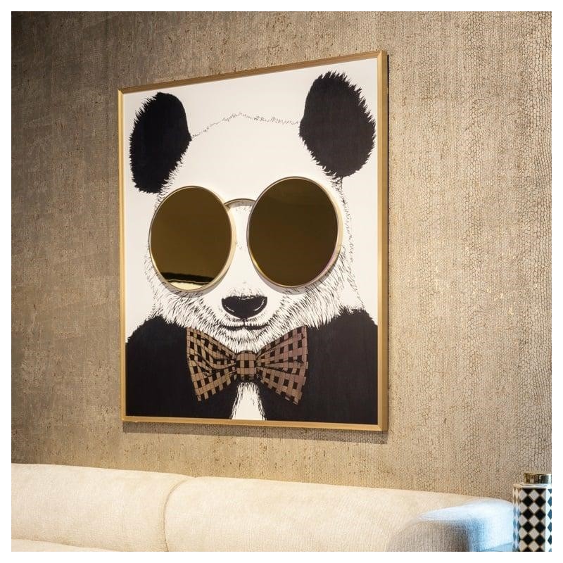 RICHMOND obraz SHINY PANDA 130x118cm