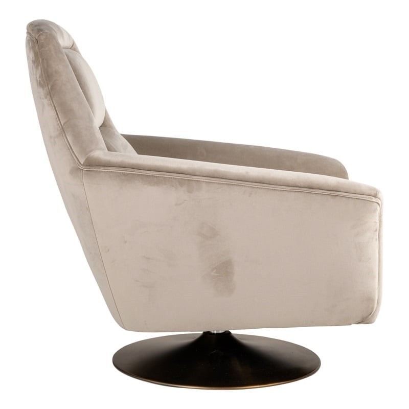 RICHMOND fotel obrotowy NORA beżowy